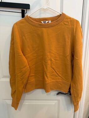 UNIQLO U Crewneck Sweatshirt in Golden Caramel